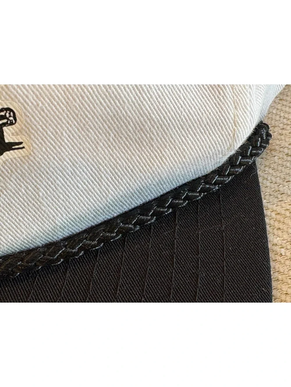 Vintage 2000 Iola Old Car Show Wisconsin Rope Hat Snapback White Black Nissun VT